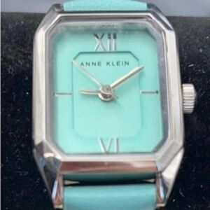 Anne Klein Silver and Turquoise Watch